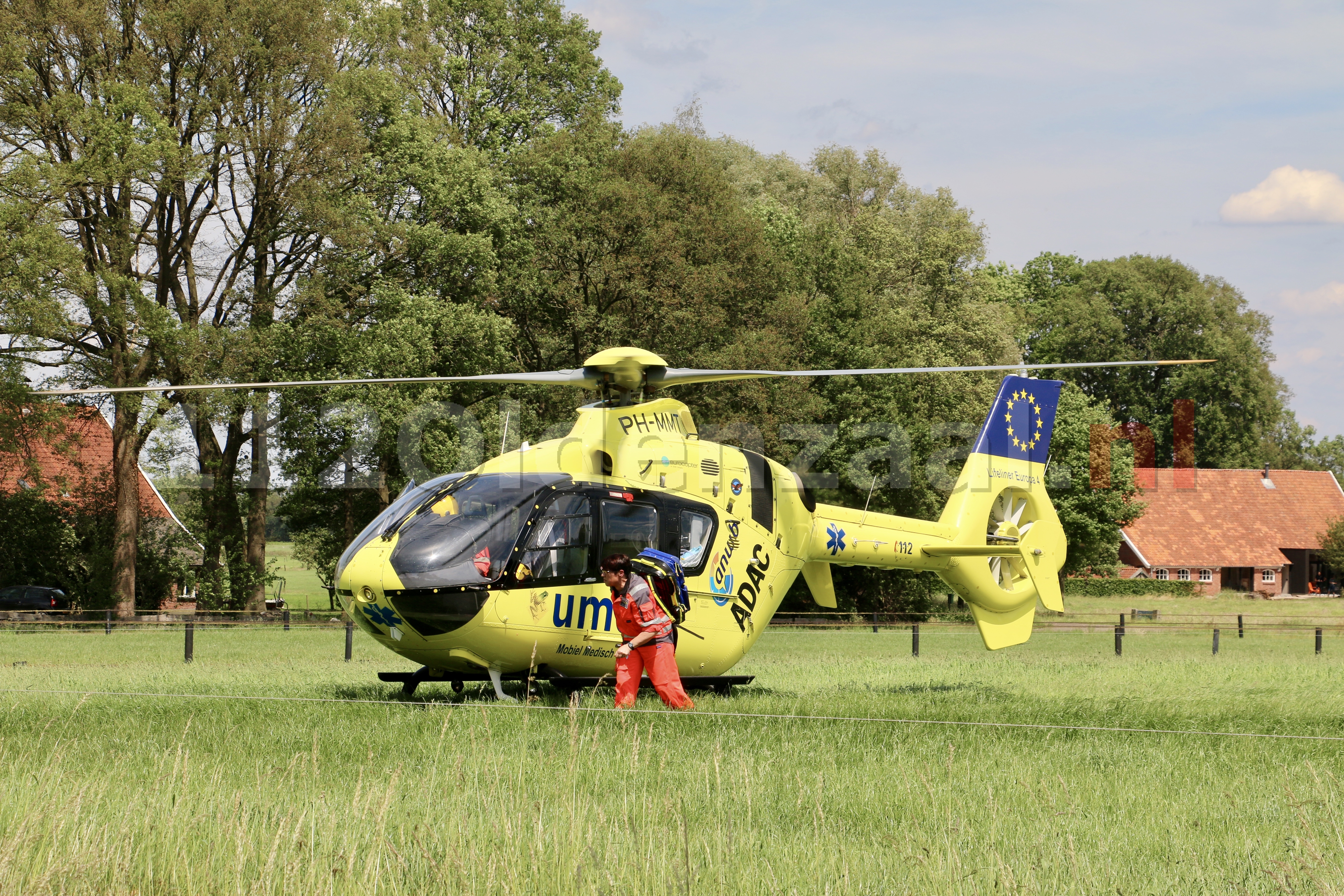 Ernstig ingeval in Beuningen; traumahelikopter ter plaatse