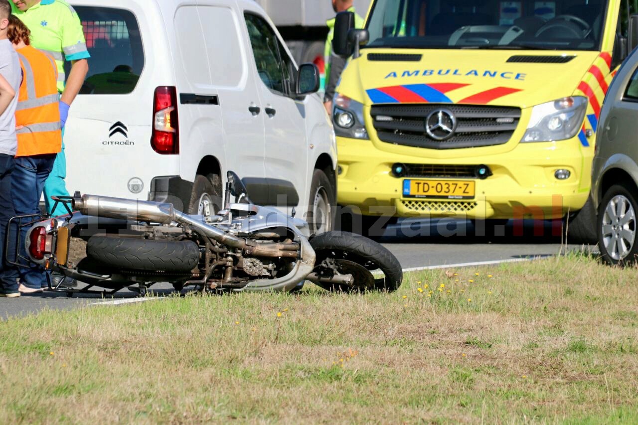 Motorrijder gewond bij aanrijding in Oldenzaal