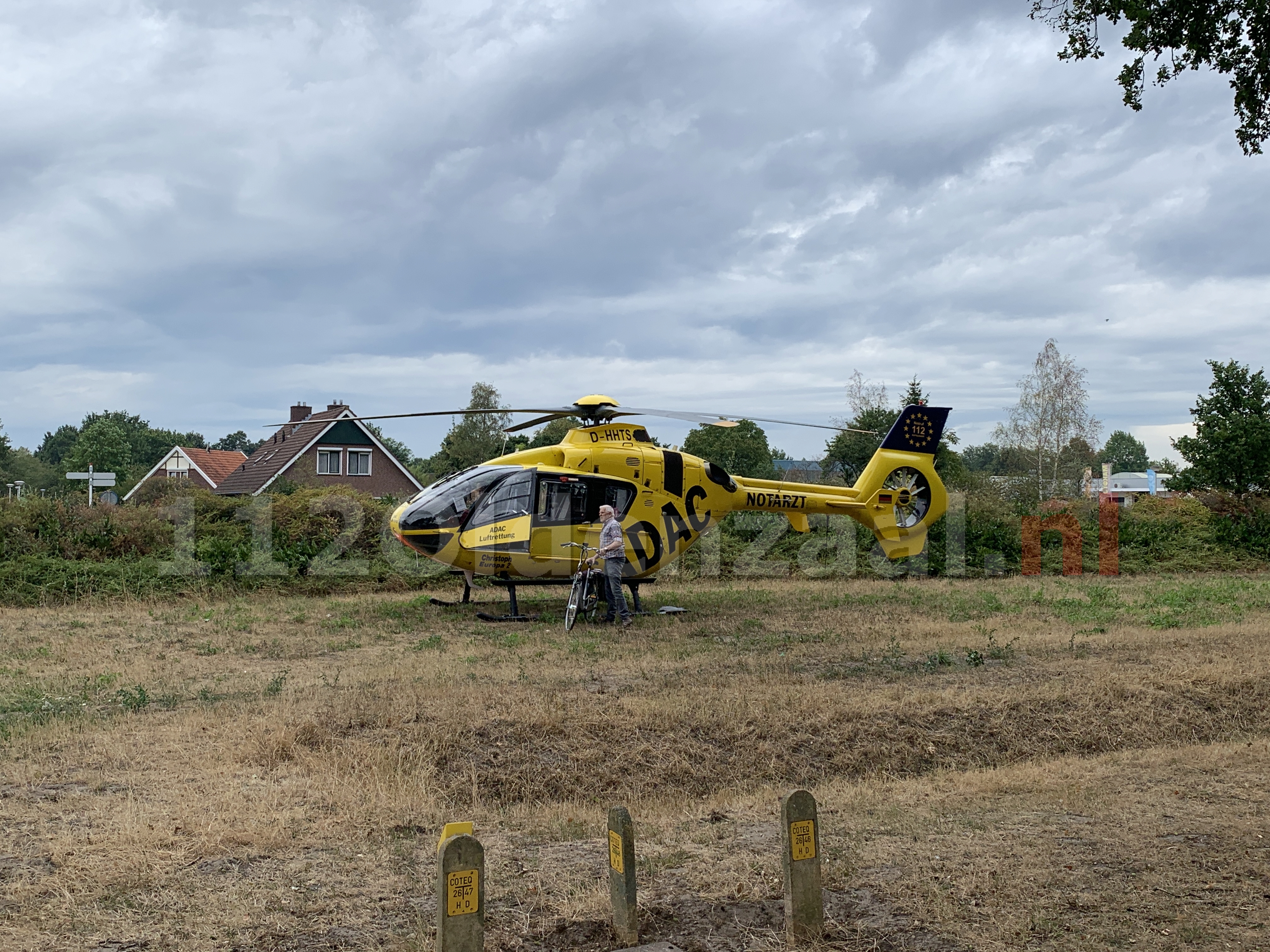 VIDEO: Traumahelikopter stijgt op na inzet in Oldenzaal