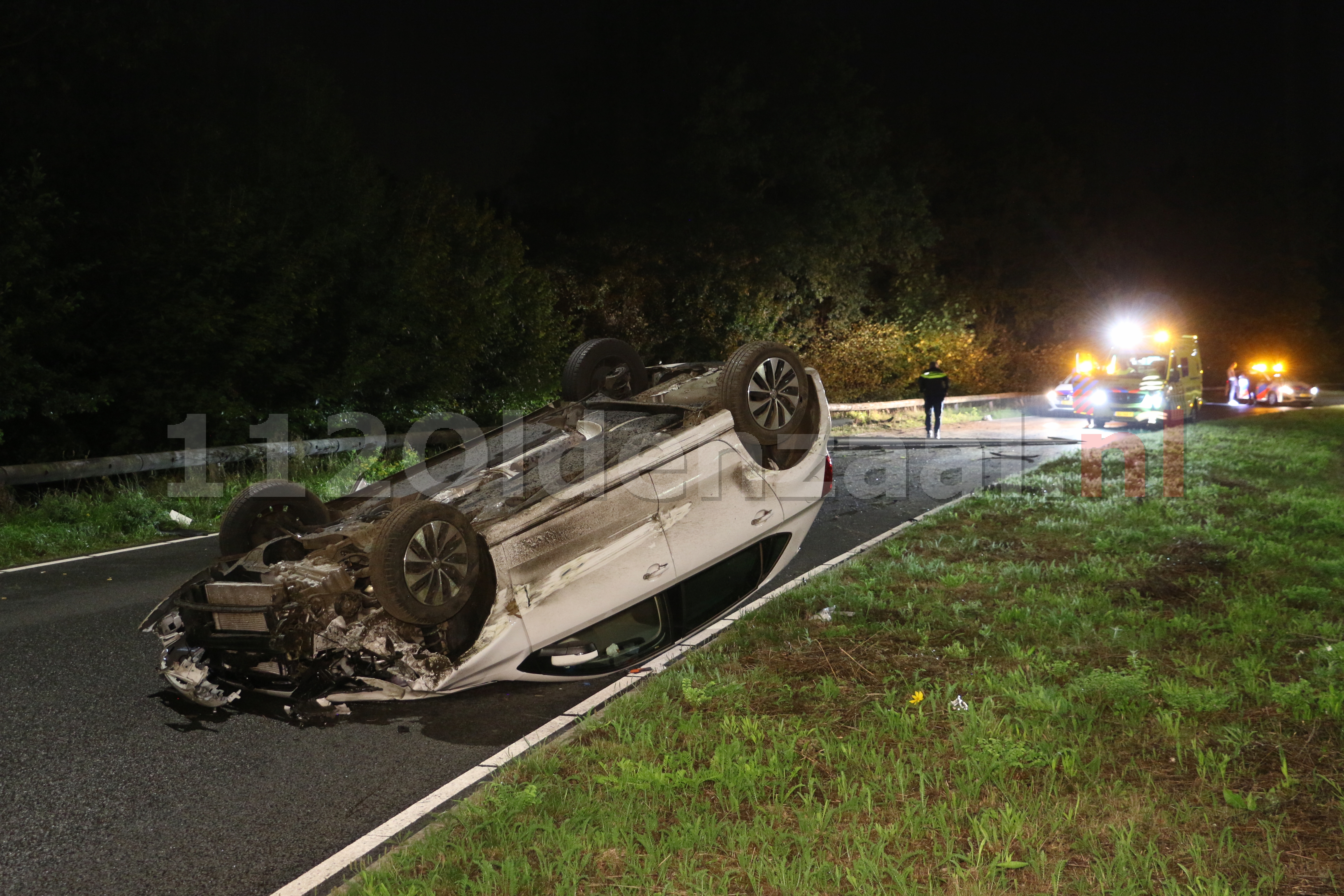 VIDEO: Ravage na ongeval in Oldenzaal