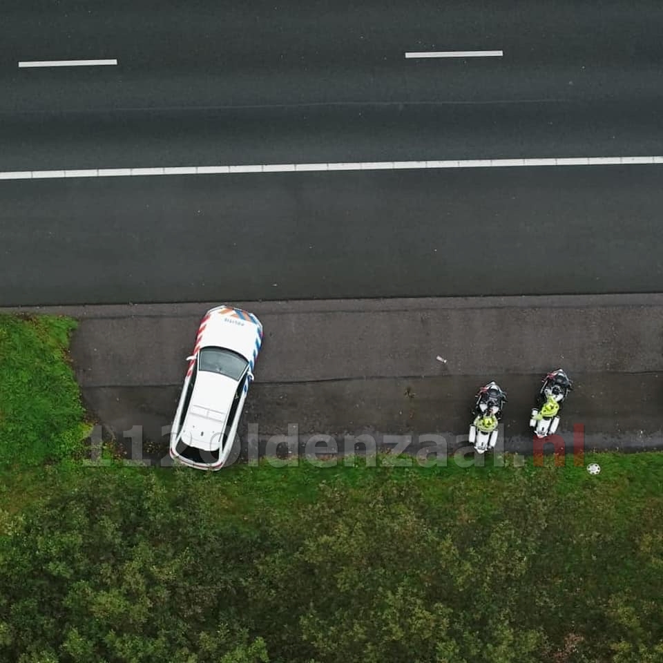 Politie zet drone in bij controle op A1