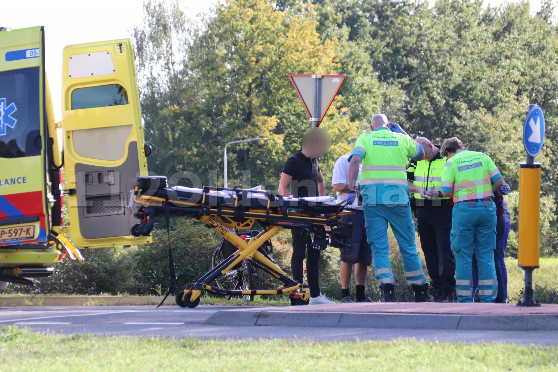 Vrouw gewond naar het ziekenhuis na val in Oldenzaal