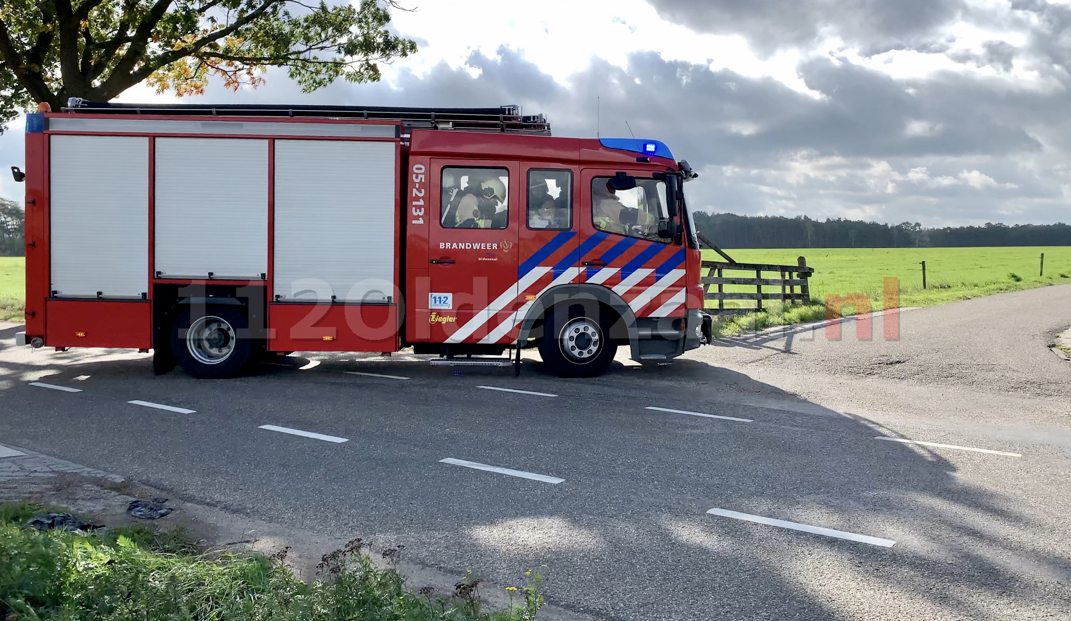 Brandweer rukt uit voor brand bij agrarisch bedrijf