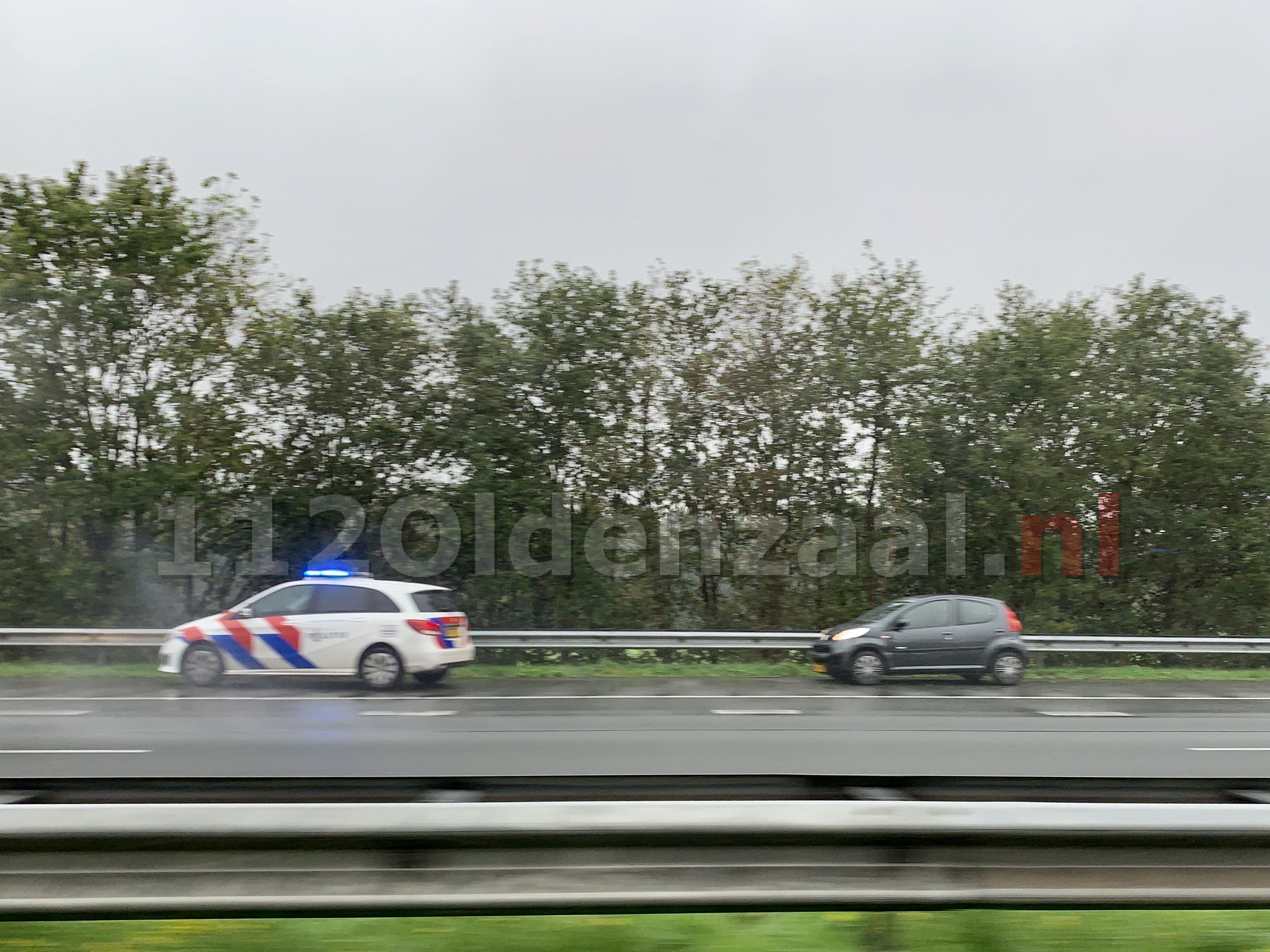 Ongeval op A1 bij Oldenzaal