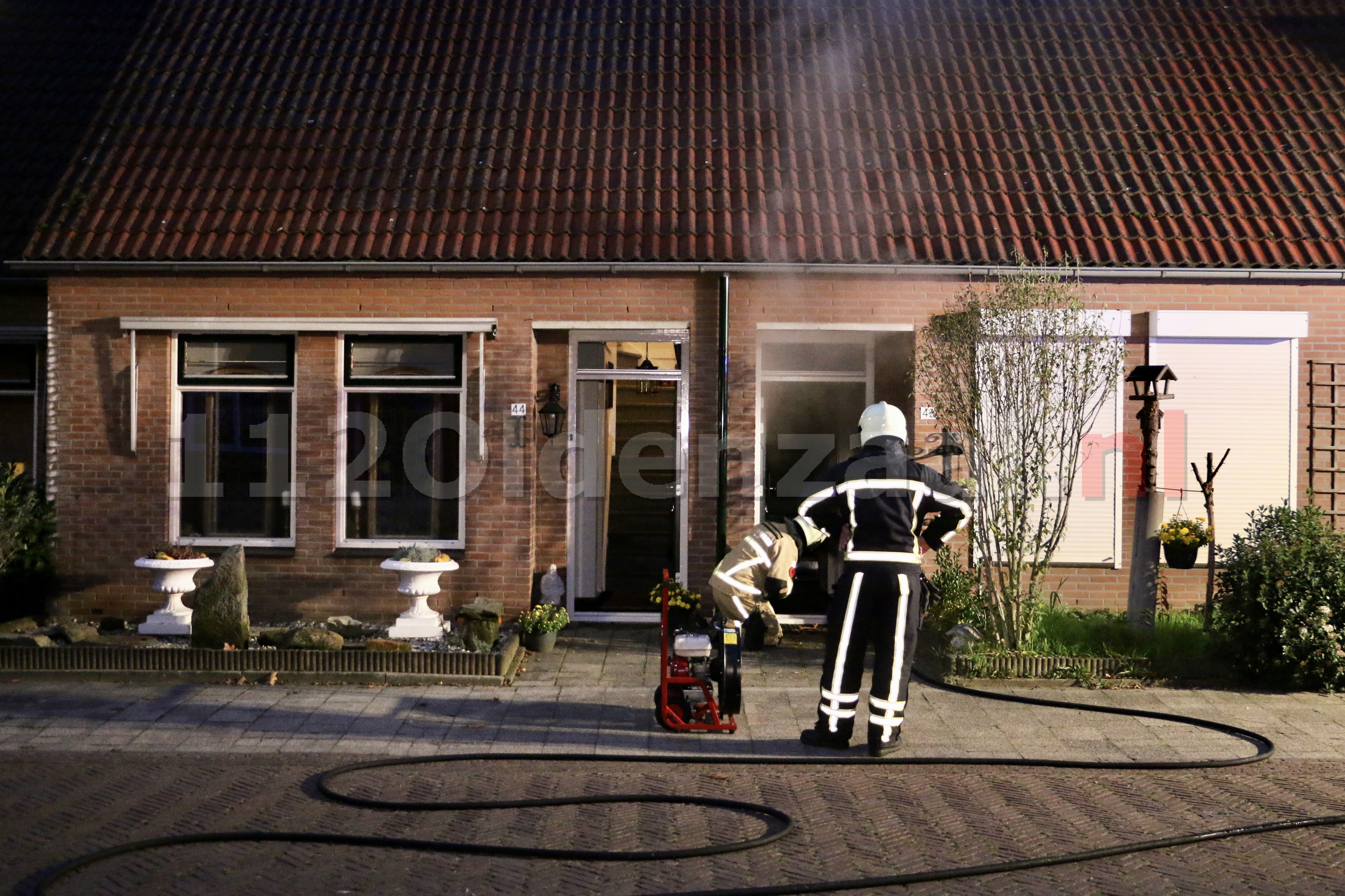 UPDATE (foto’s): Forse schade bij woningbrand in Oldenzaal