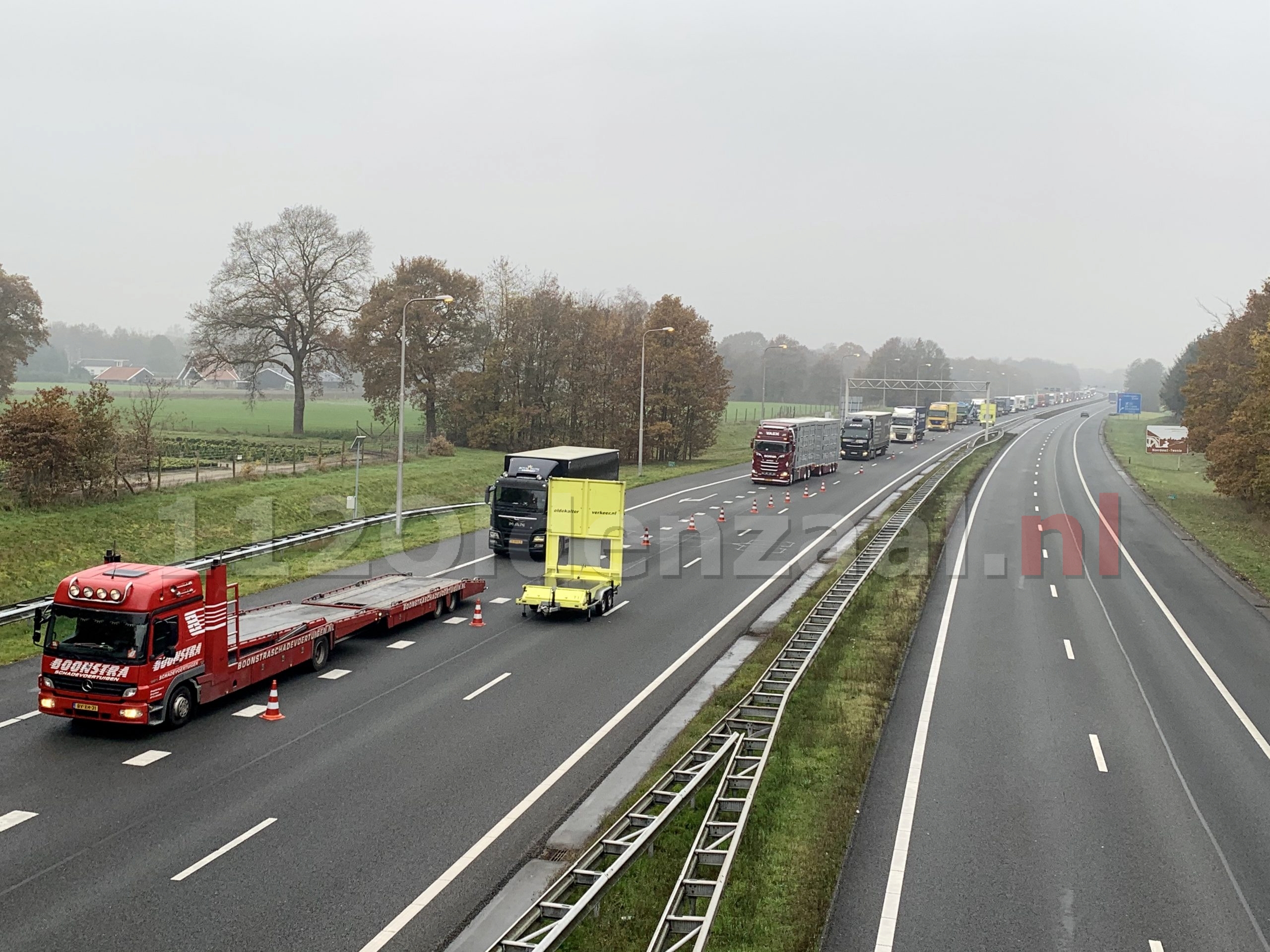 Grote grenscontrole in De Lutte