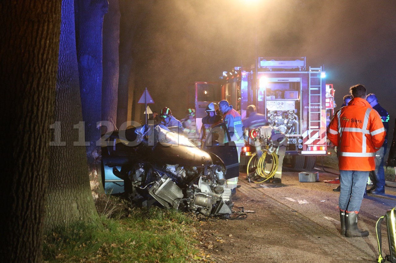 UPDATE (tekst): Man zwaargewond bij eenzijdig ongeval in Denekamp