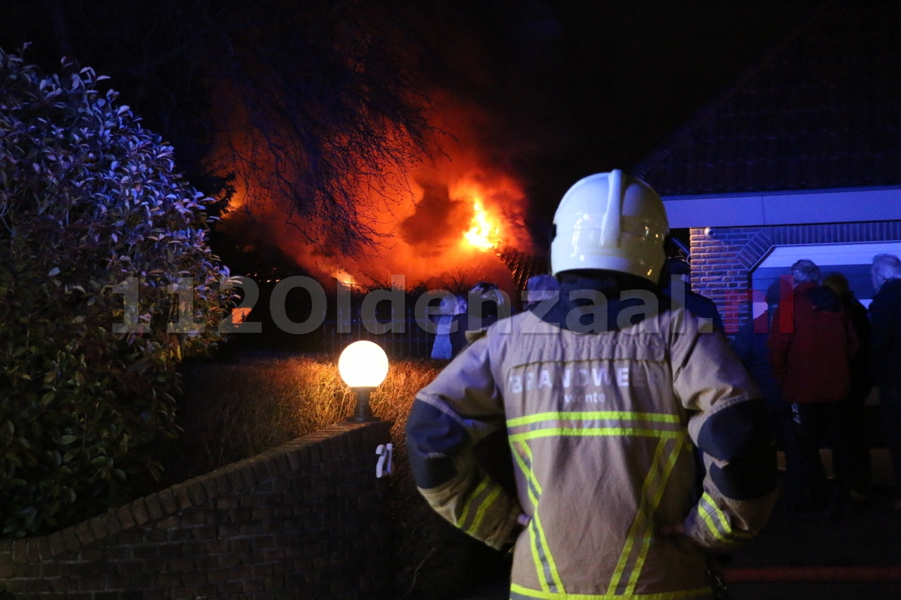 UPDATE: Uitslaande schuurbrand Sportlaan Oldenzaal