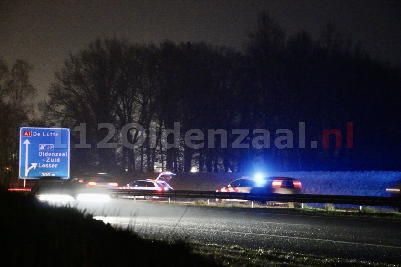 Flinke vertraging op A1 bij Oldenzaal