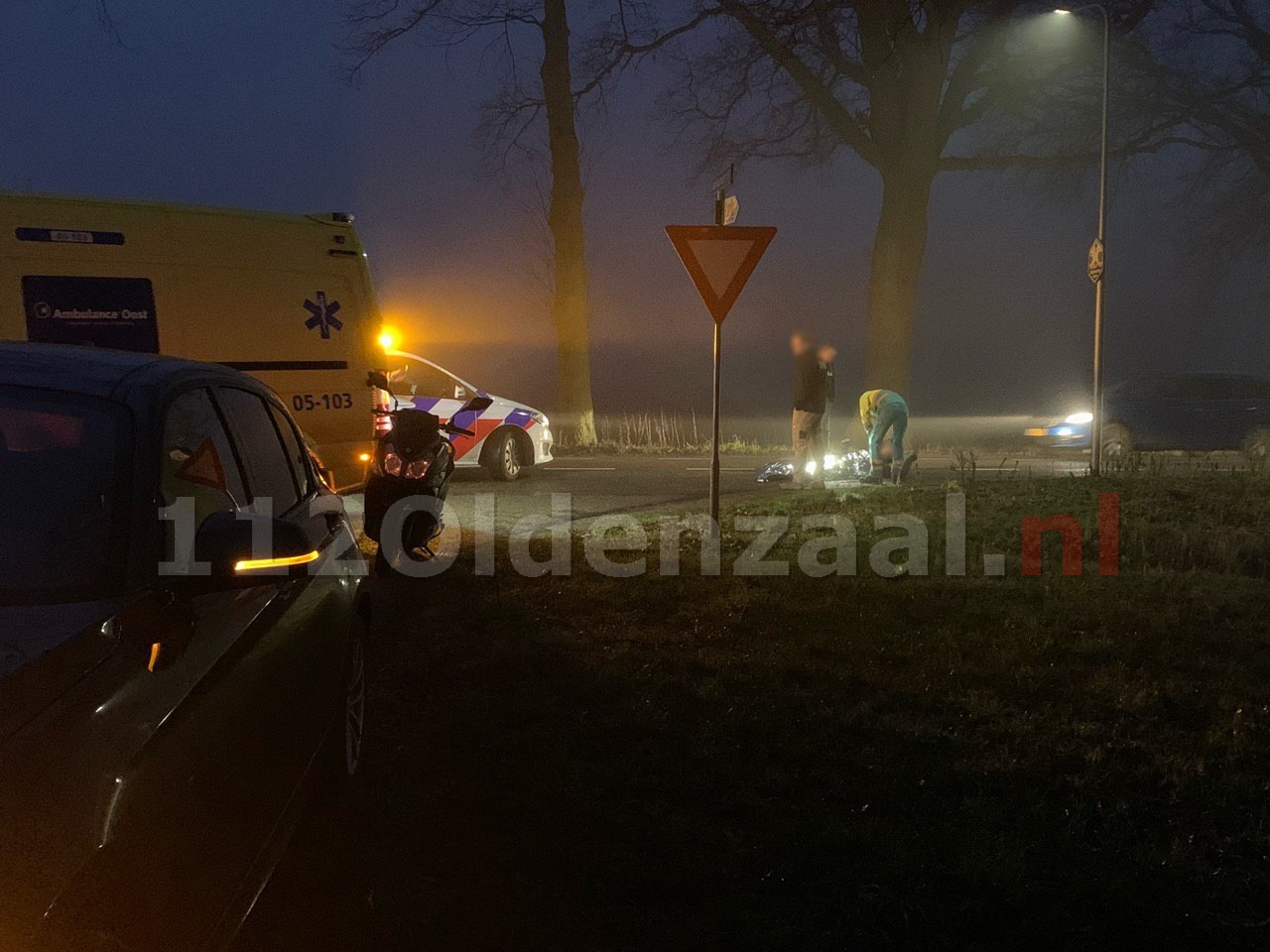 Scooterrijder gewond bij aanrijding in Deurningen