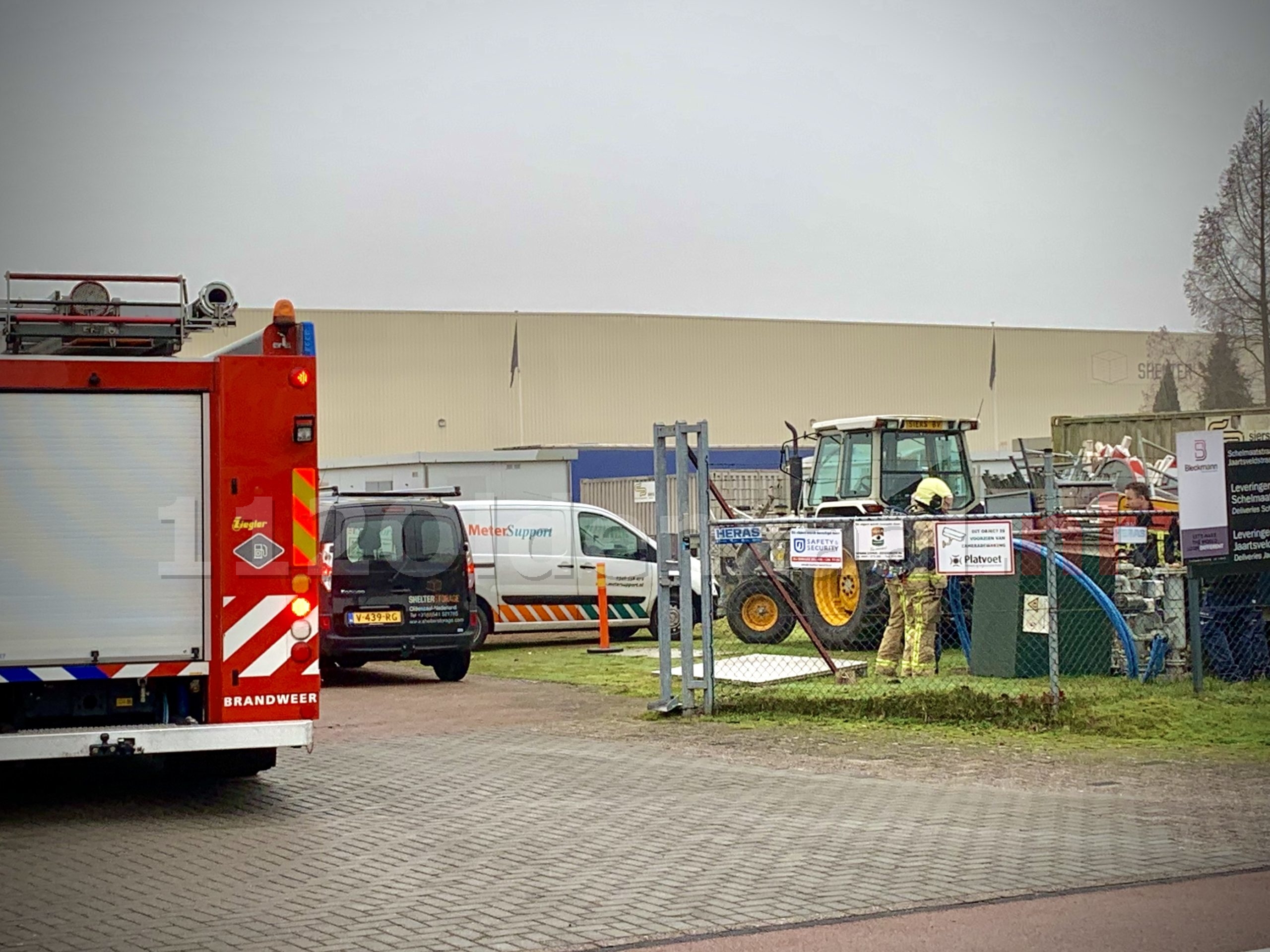 Brandweer rukt uit voor gaslekkage in Oldenzaal