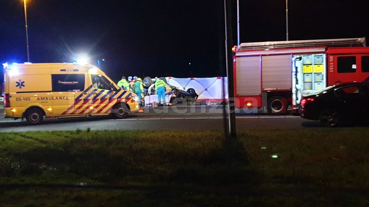 Zeer ernstig ongeval op de A1 bij Hengelo: GRIP 1, traumahelikopter opgeroepen