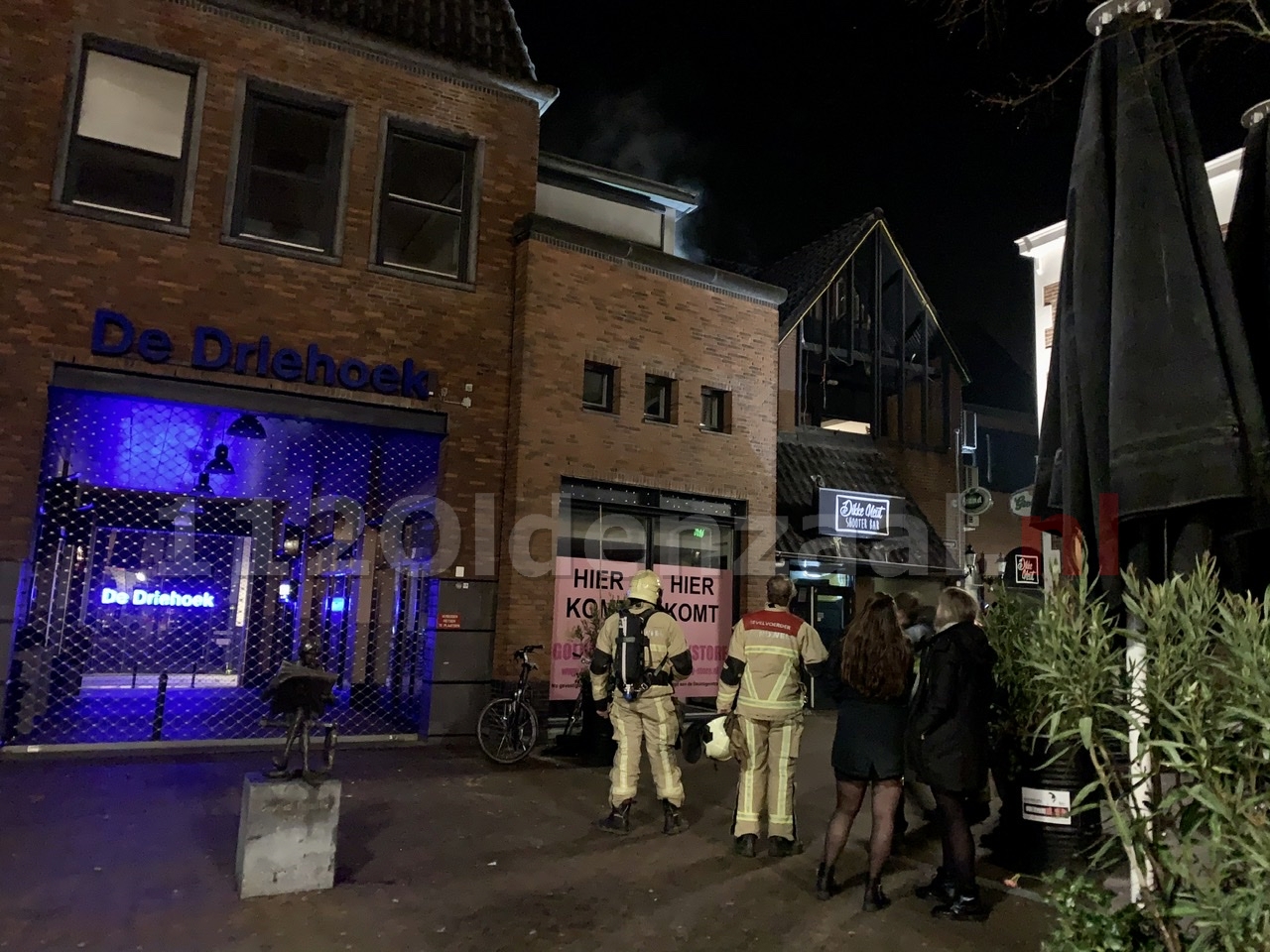Brandweer rukt uit voor melding woningbrand centrum Oldenzaal