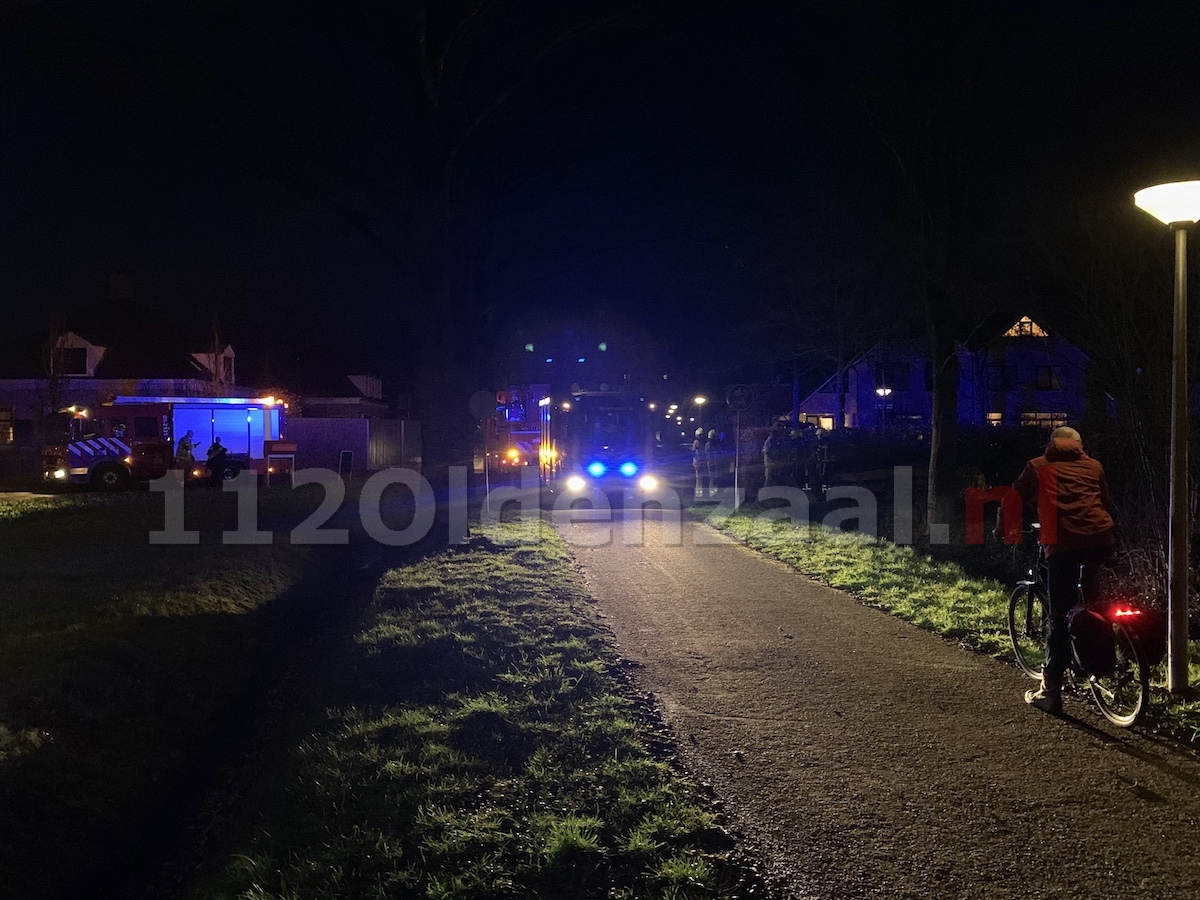 Brandweer rukt uit voor melding woningbrand in Oldenzaal