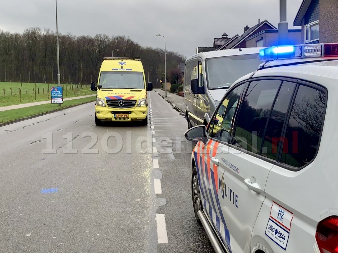 Fietsertje gewond naar het ziekenhuis na ongeval in Oldenzaal