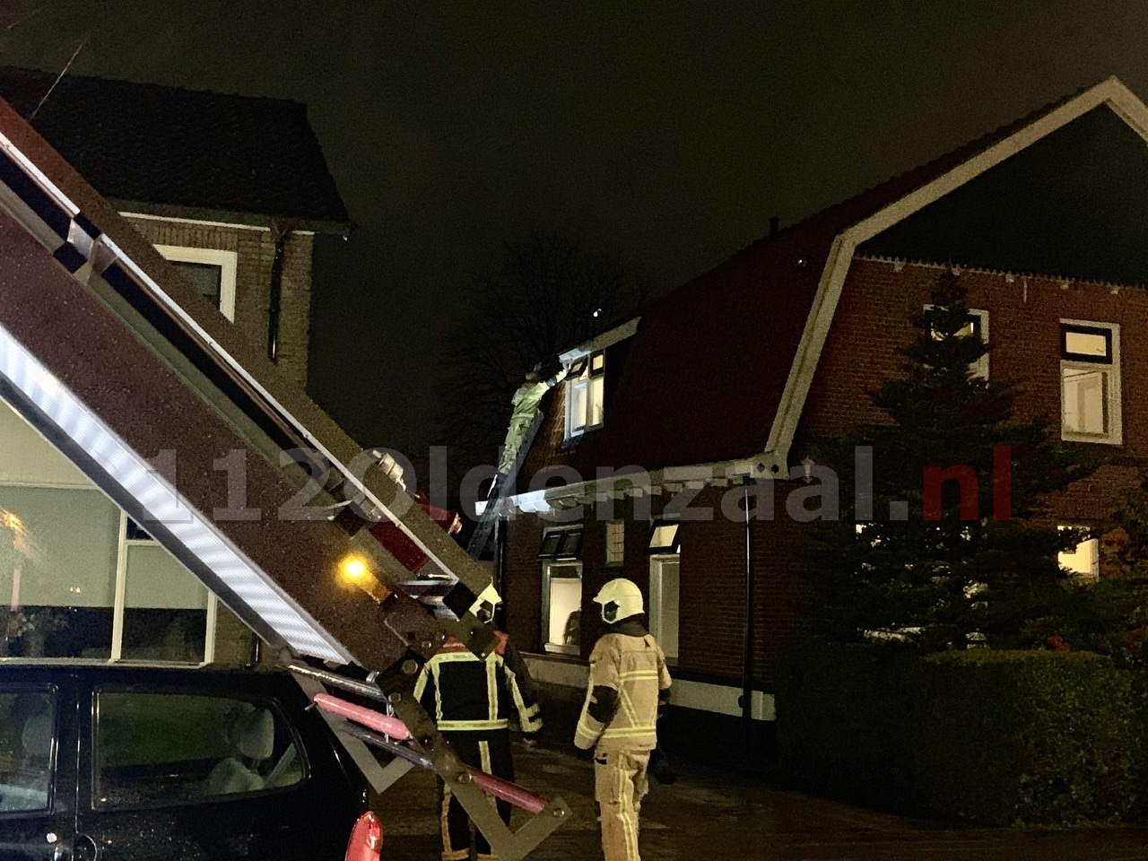 Brandweer druk met storm Dennis