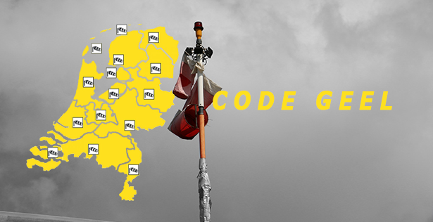 KNMI: Woensdag code geel voor Overijssel: kans op zware windstoten