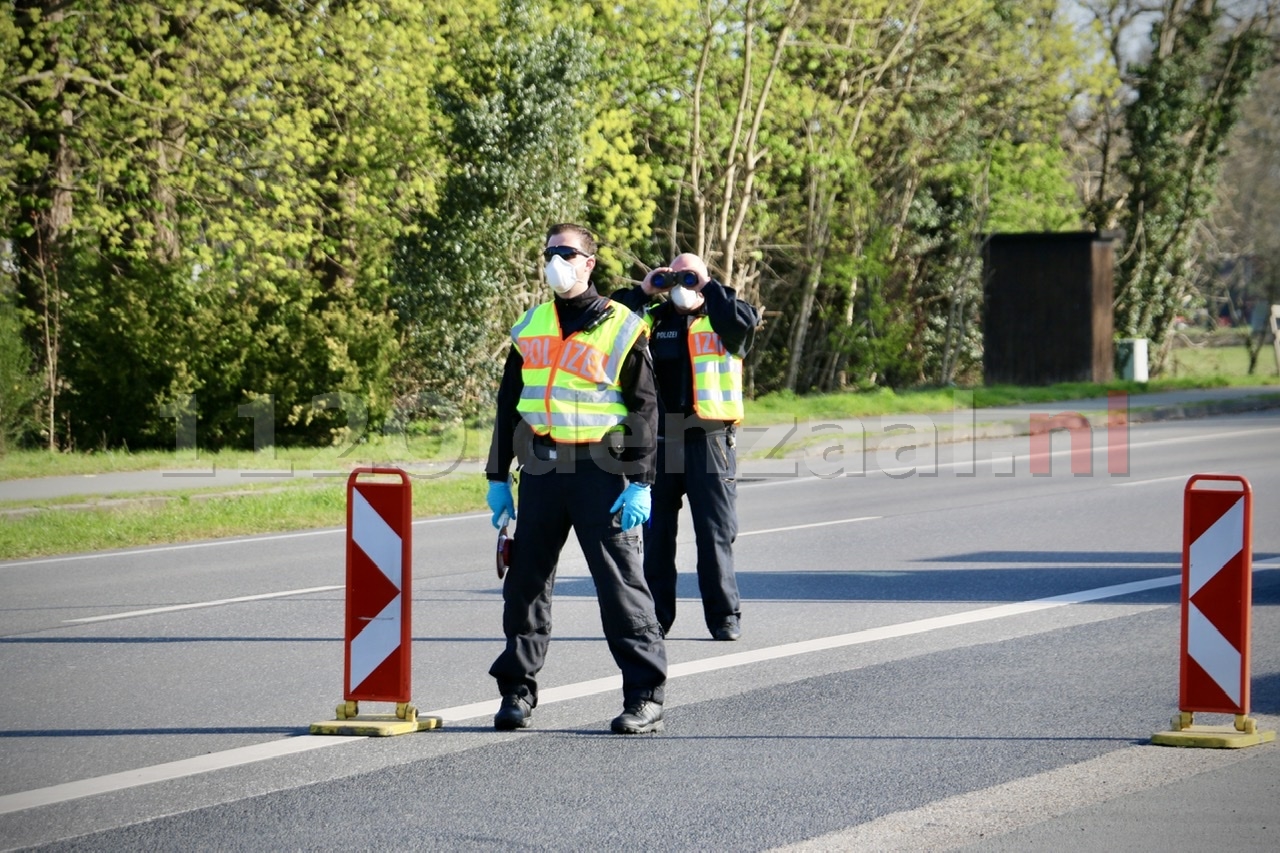 Strenge controle bij grensovergang “Blijf alstublieft thuis!”