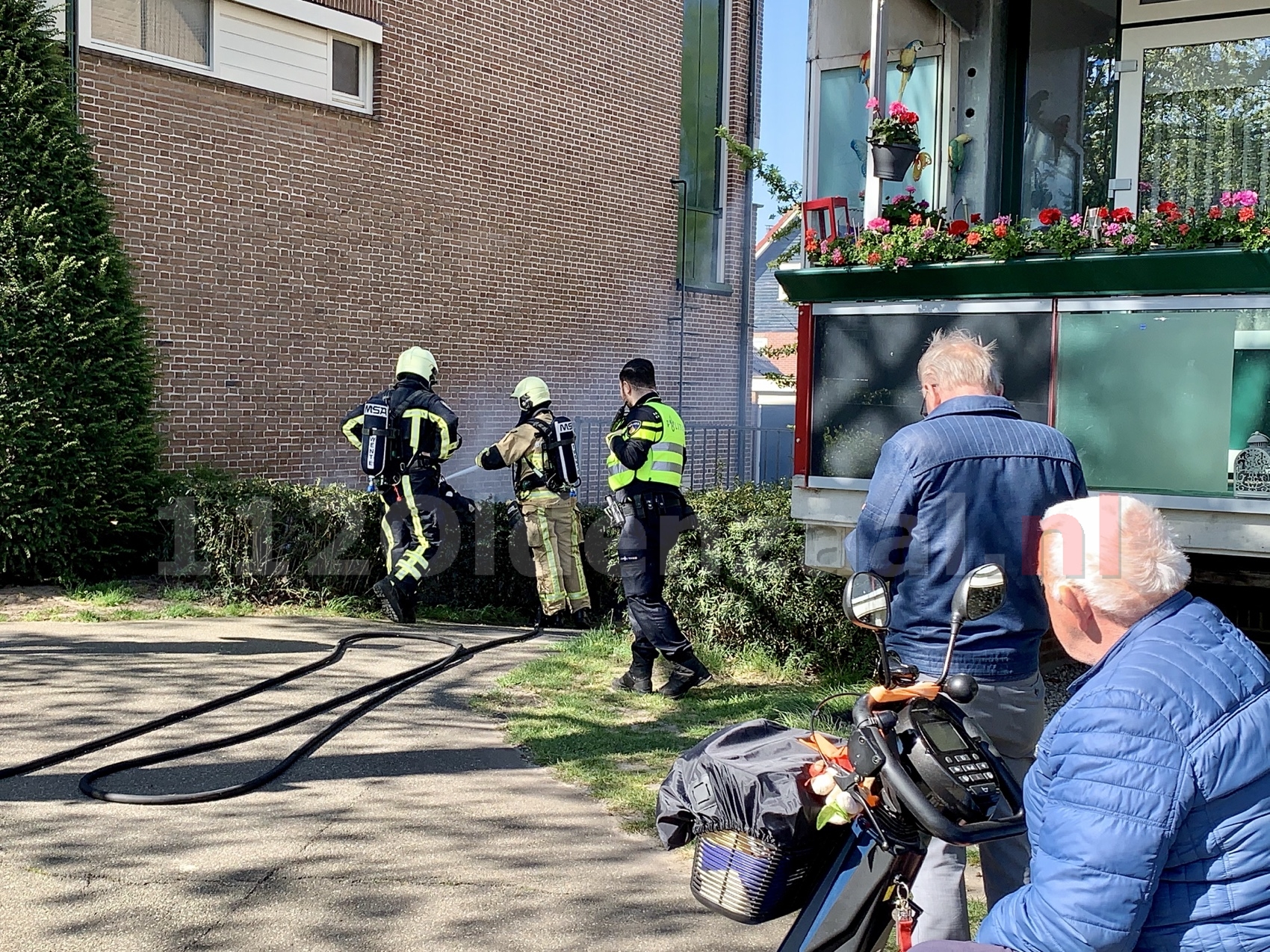 Brandweer rukt uit voor buitenbrand centrum Oldenzaal