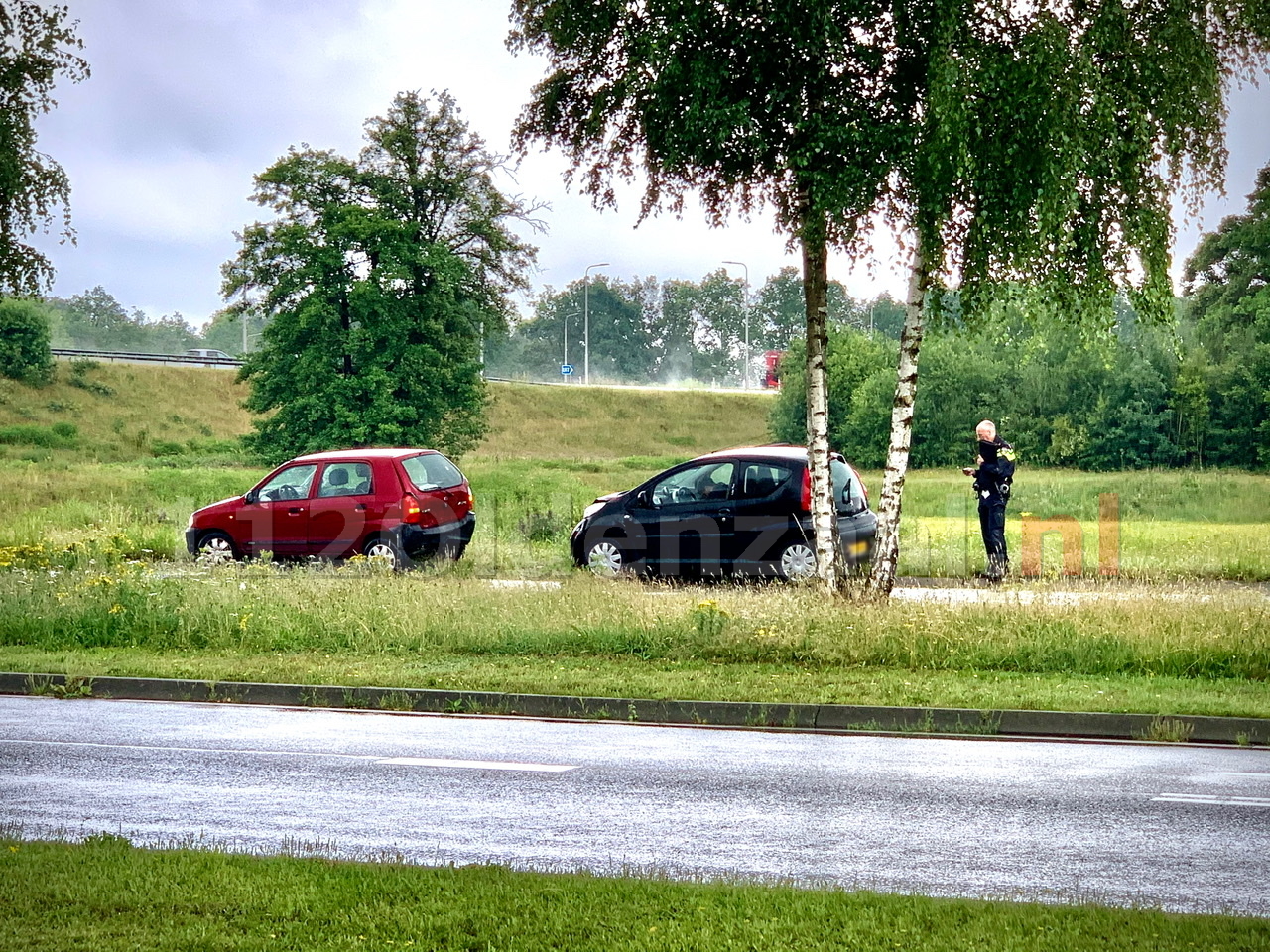 Twee auto’s afgesleept na ongeval in Oldenzaal