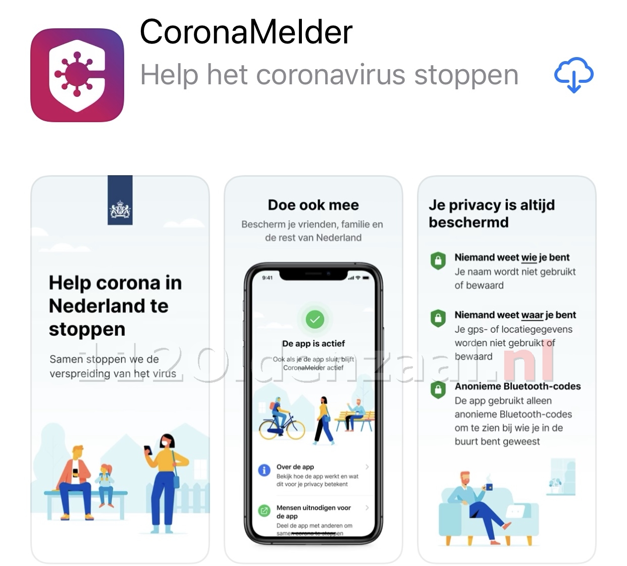 Corona-app vanaf nu te downloaden