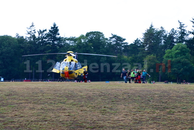 Update: Persoon op het Hulsbeek gewond na ongeval: traumahelikopter ingezet