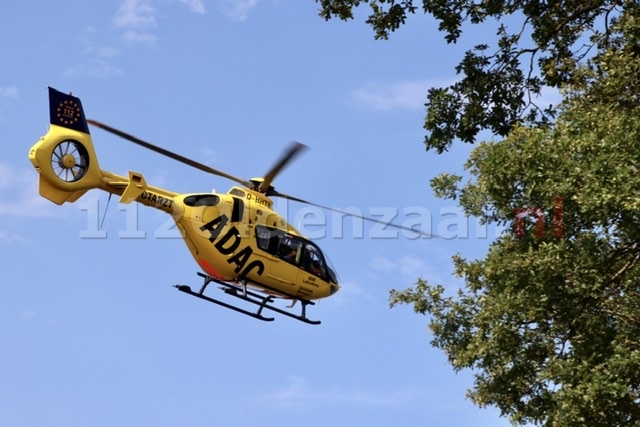 VIDEO: Persoon op het Hulsbeek gewond na ongeval: traumahelikopter ingezet