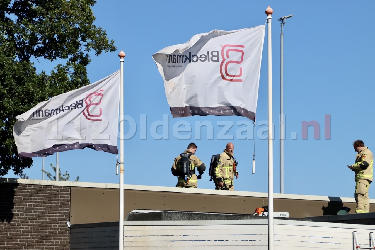 Brandweer rukt massaal uit voor brandmelding bij bedrijf in Oldenzaal