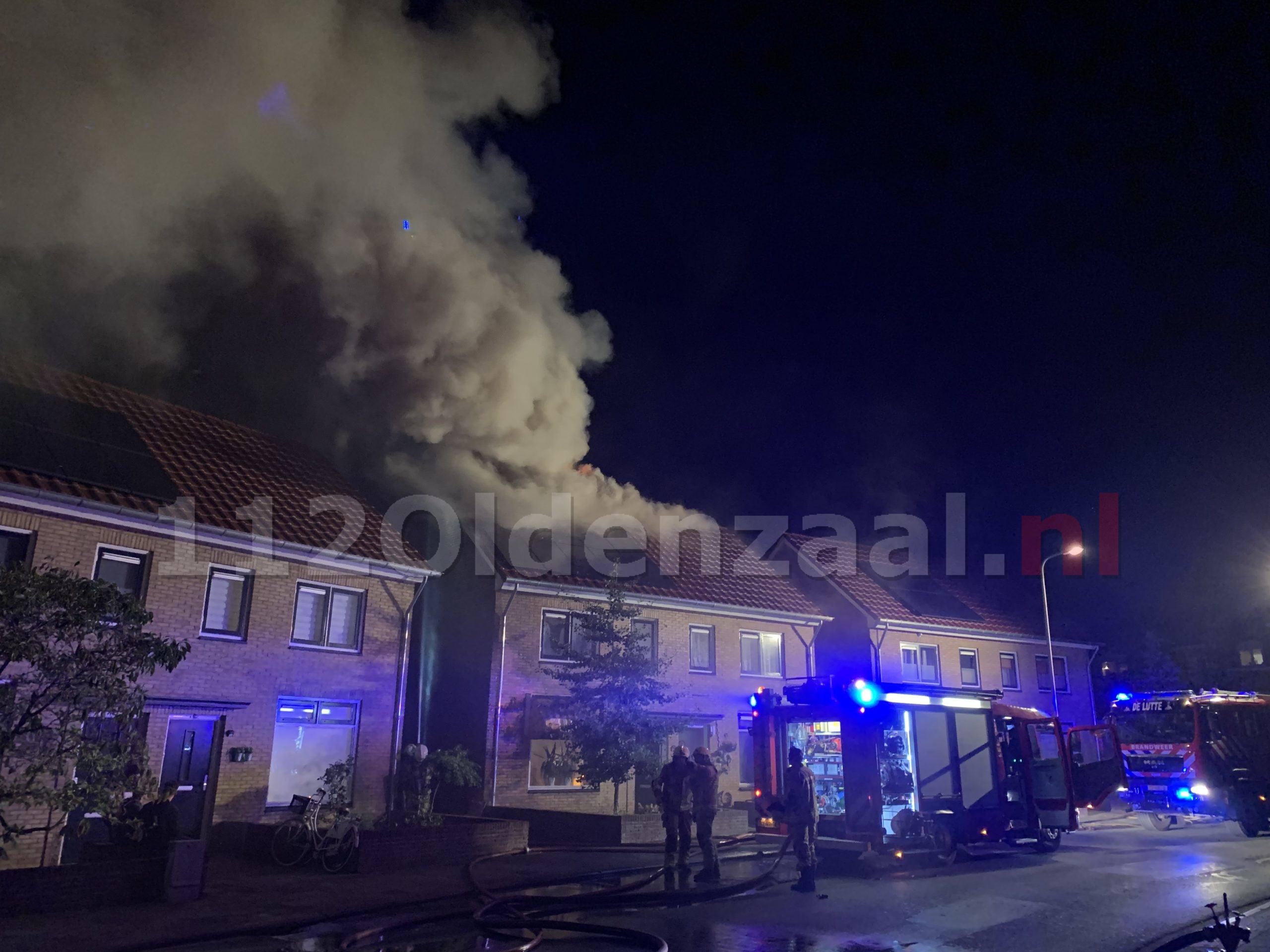 UPDATE: Uitslaande woningbrand Oldenzaal