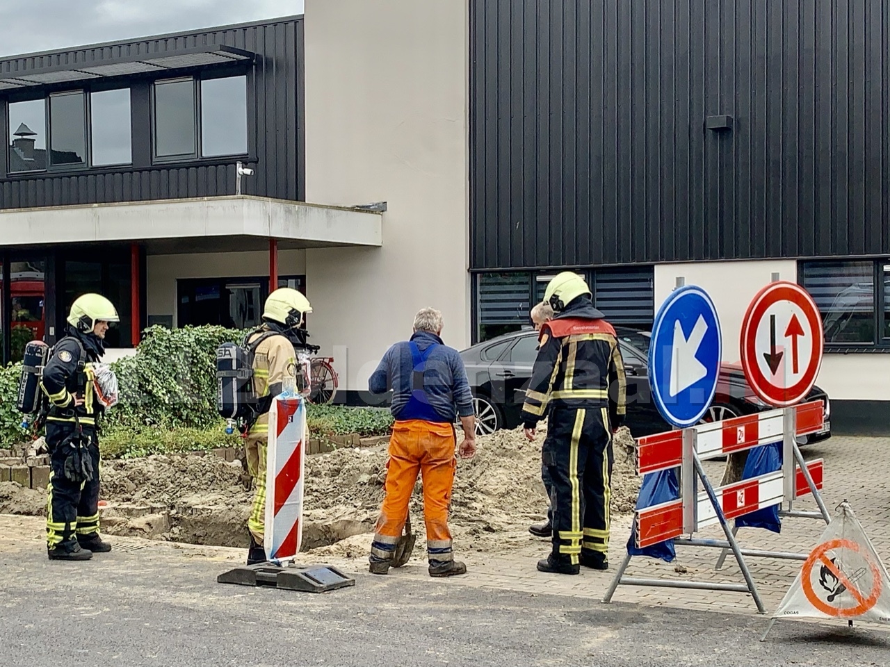 Gaslek bij werkzaamheden Oldenzaal