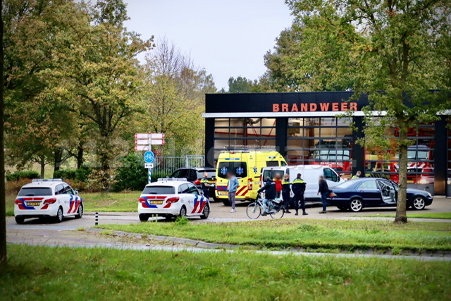 Hulpdiensten rukken uit voor ongeval Ossenmaatstraat Oldenzaal