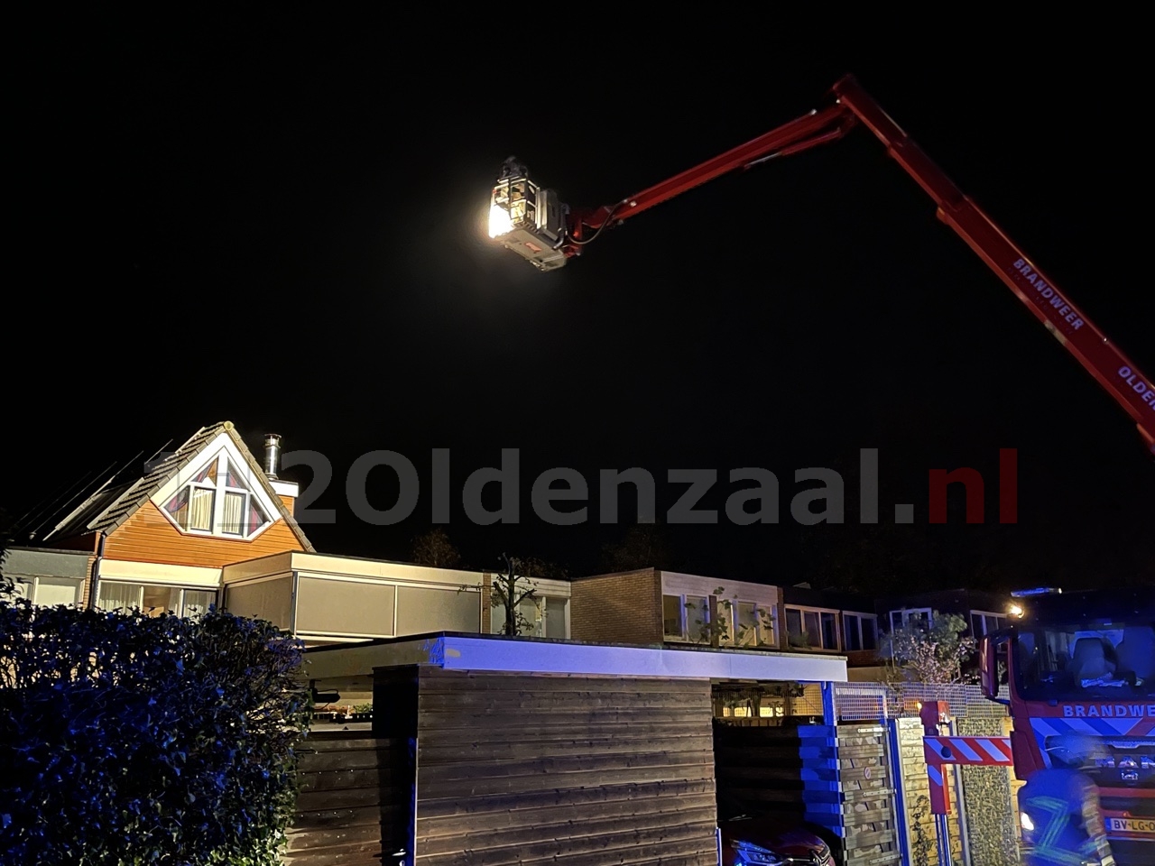 Brandweer rukt uit voor schoorsteenbrand in Oldenzaal