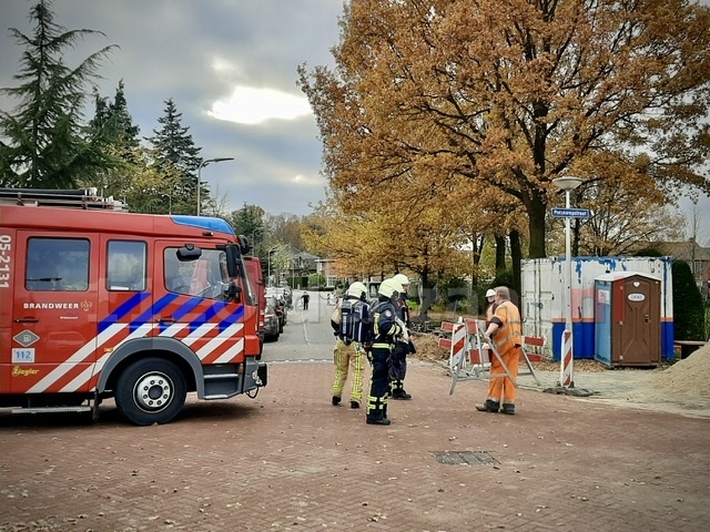 Gaslek bij werkzaamheden Oldenzaal