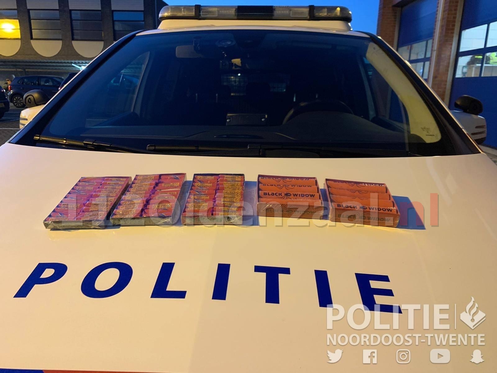 Illegaal vuurwerk in beslag genomen tijdens controle