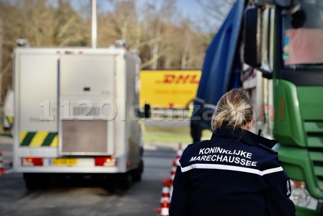 Grote controle langs A1 bij Deurningen