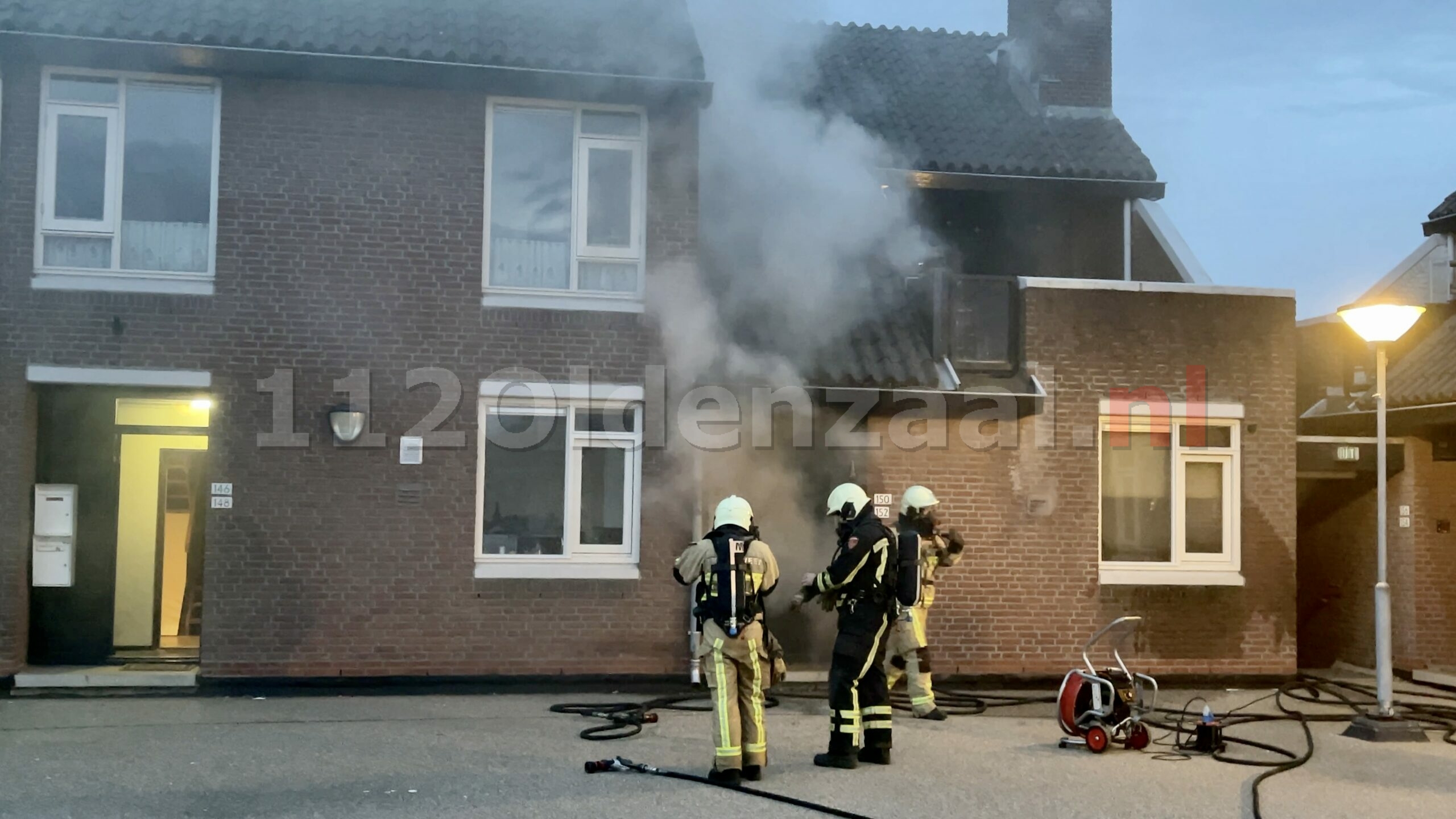 UPDATE: Forse schade bij woningbrand In Den Vijfhoek Oldenzaal