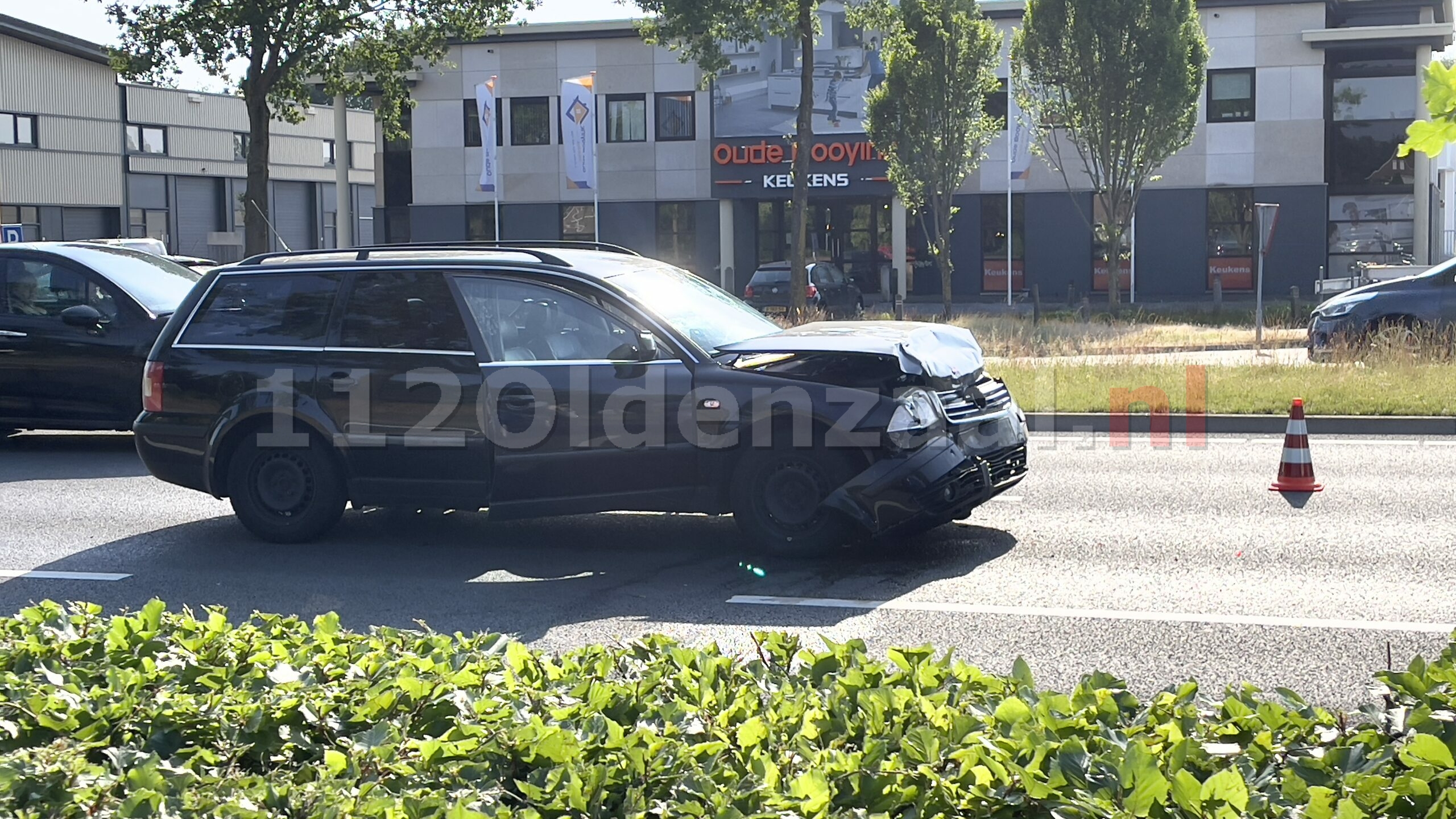 Gewonden bij kop-staart botsing in Oldenzaal