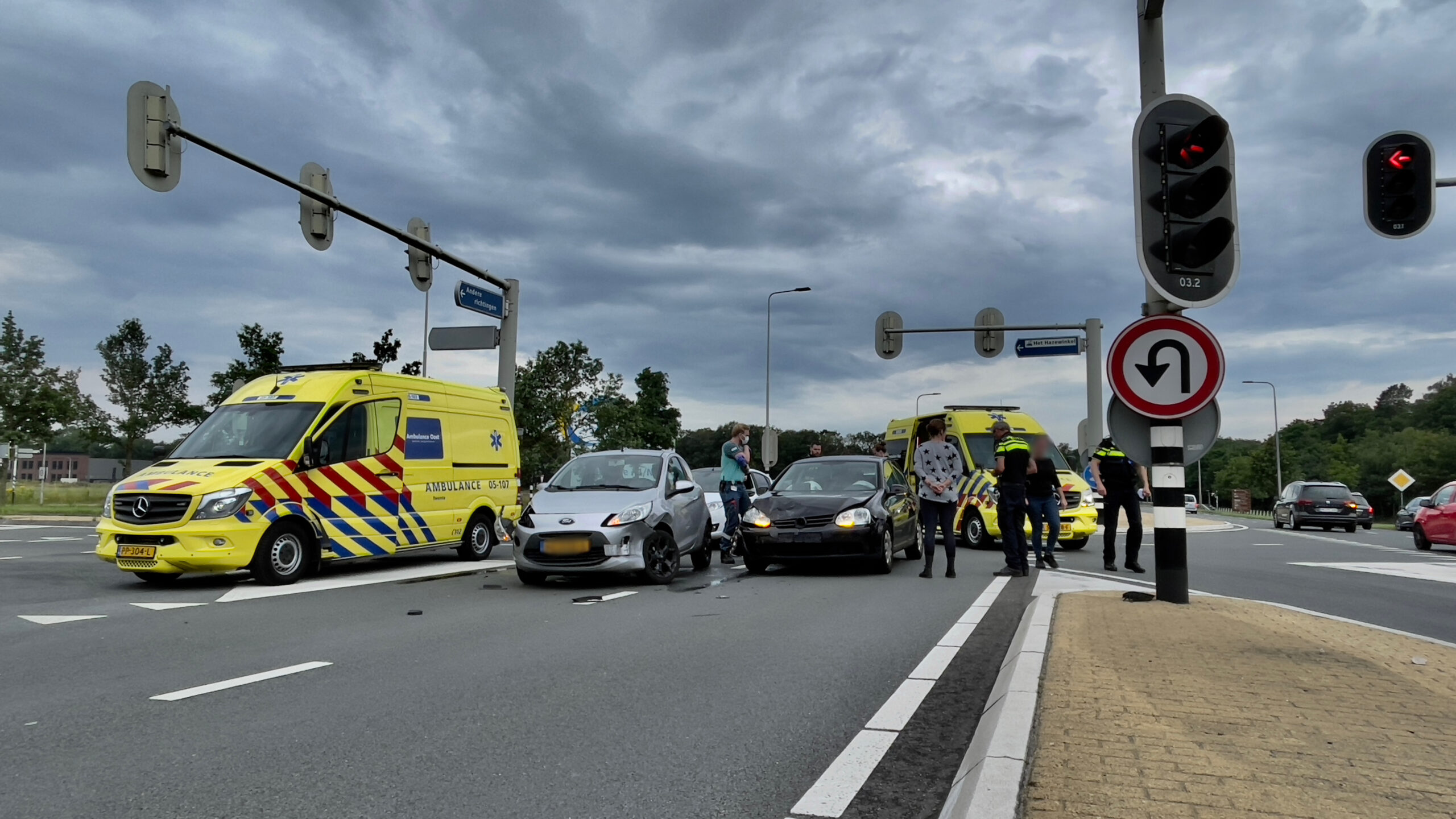 Gewonden bij ongeval op Provinciale Rondweg Oldenzaal