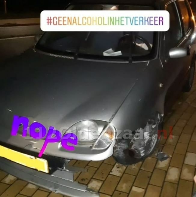 Dronken automobilist veroorzaakt aanrijding in Oldenzaal