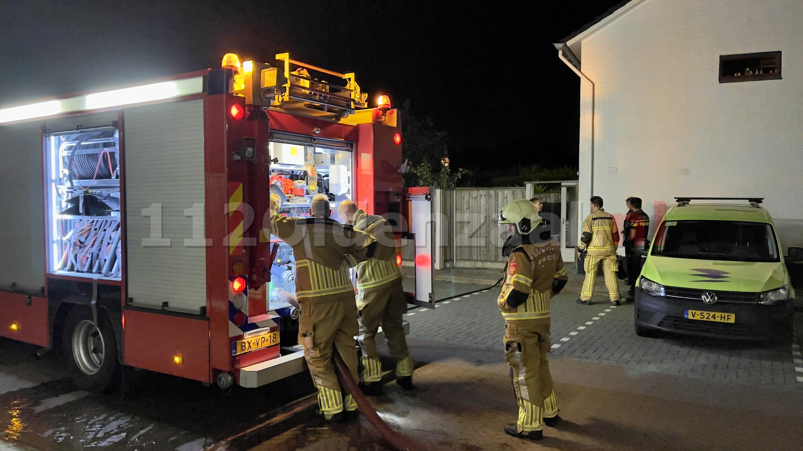 Accu van e-bike zorgt voor schuurbrand in Oldenzaal