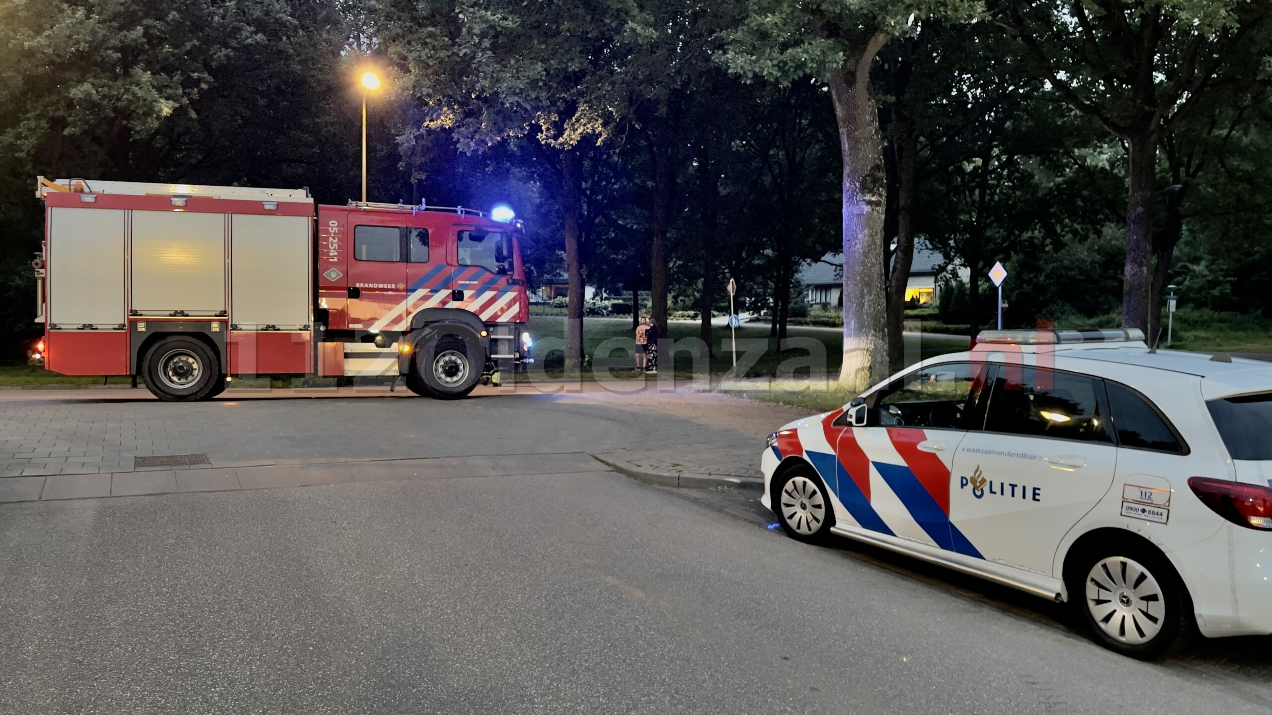 Brandweer rukt uit voor melding gaslucht in Oldenzaal