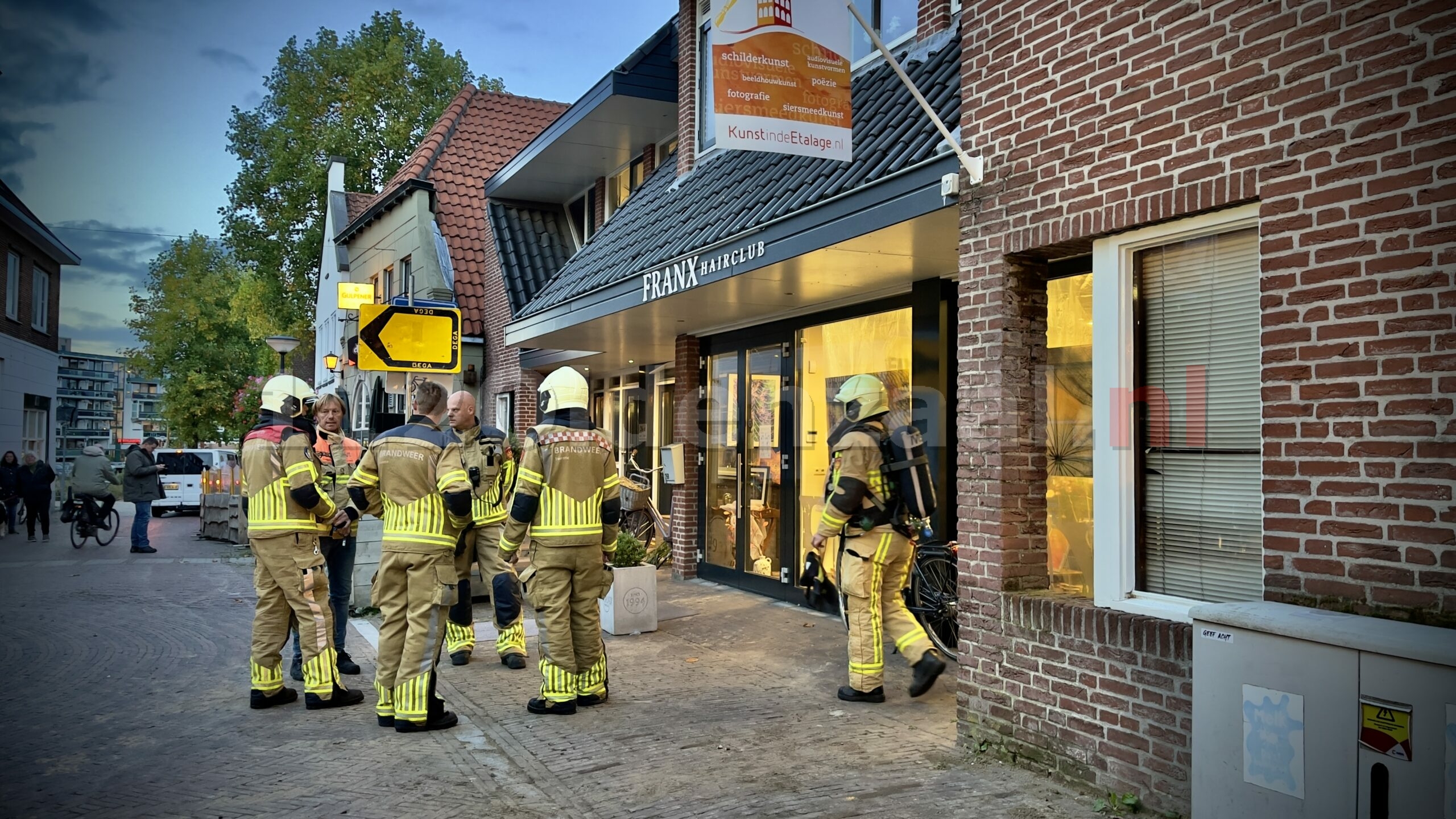 Brandweer rukt uit voor gaslek in woning Oldenzaal