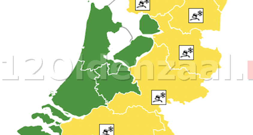 Code Geel voor kans op gladheid