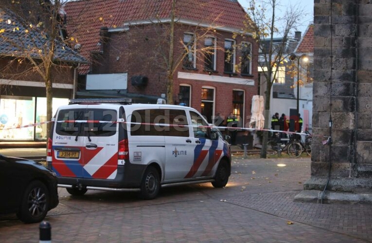 Politieactie in centrum Oldenzaal