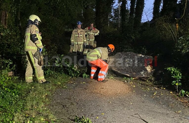 Brandweer rukt uit voor stormschade in Oldenzaal