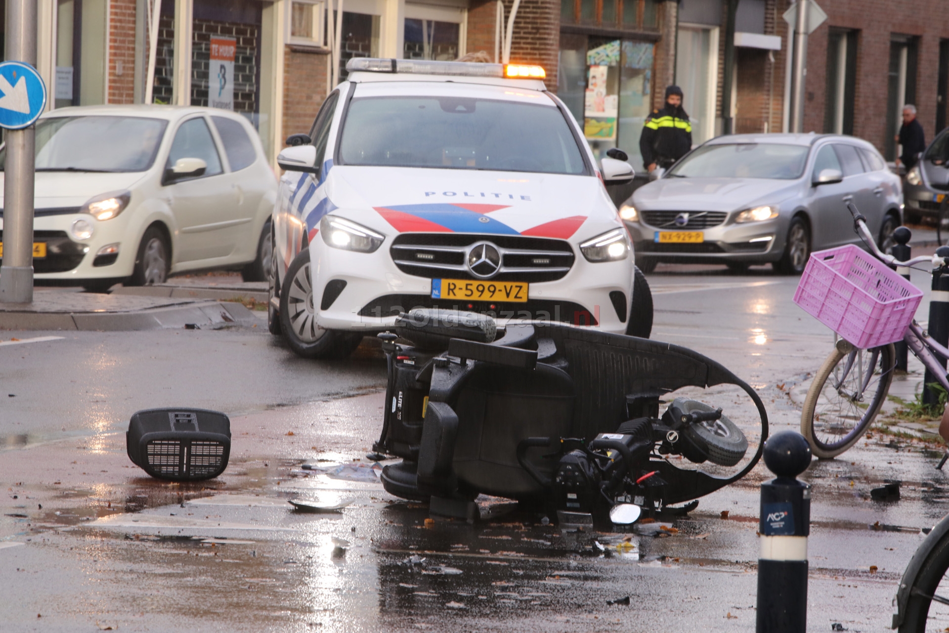 Scootmobielrijder gewond bij aanrijding met automobilist in Oldenzaal