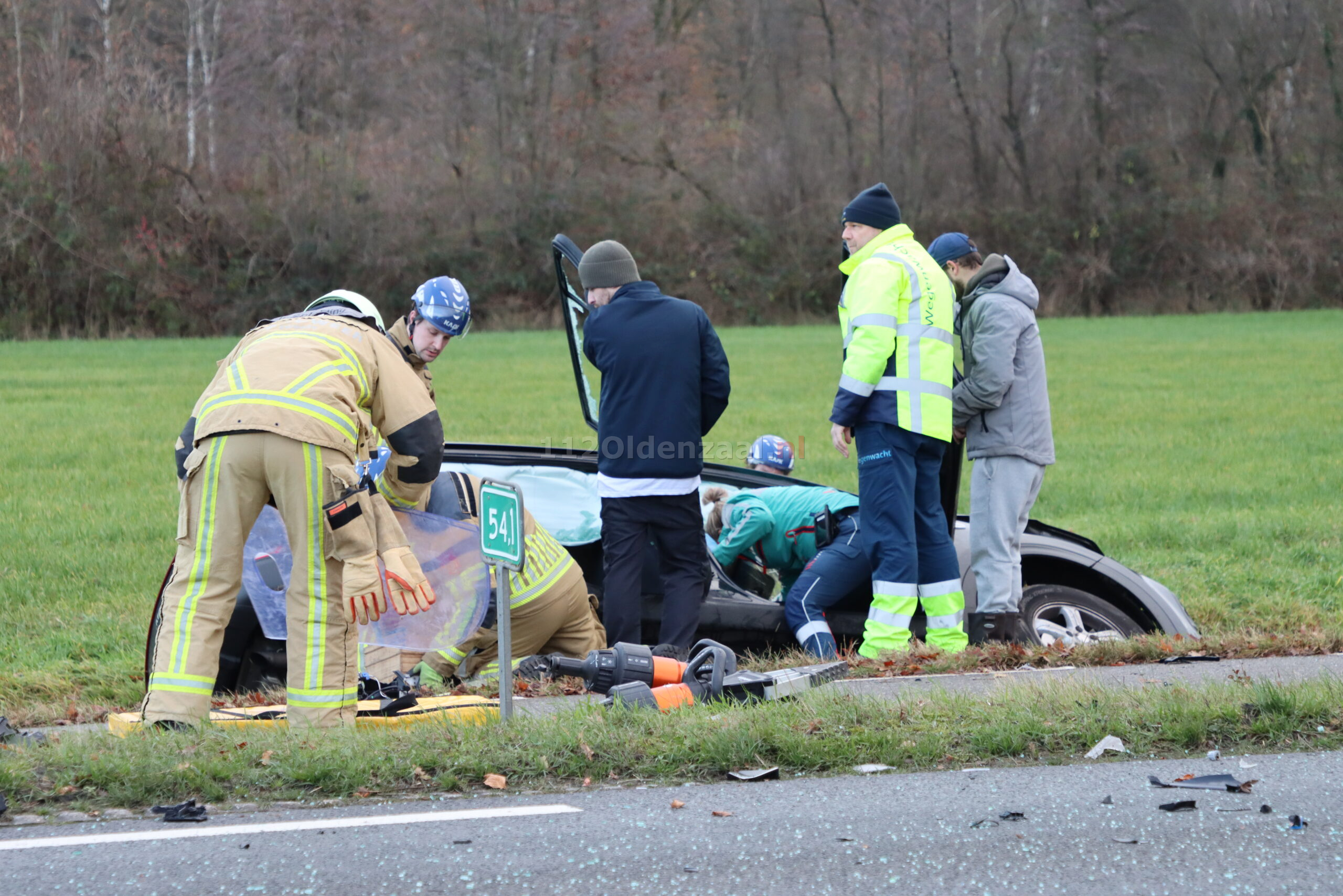 UPDATE: Ernstig ongeval tussen Oldenzaal en Hengelo