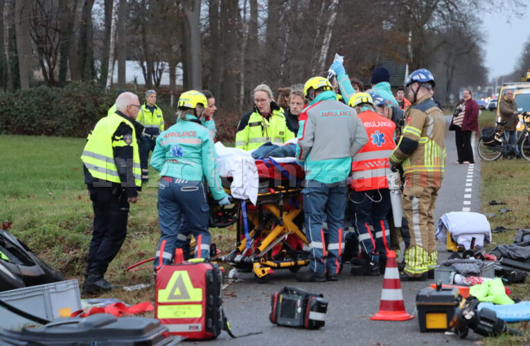 Video: Traumahelikopter ingezet bij ernstig ongeval tussen Oldenzaal en Hengelo