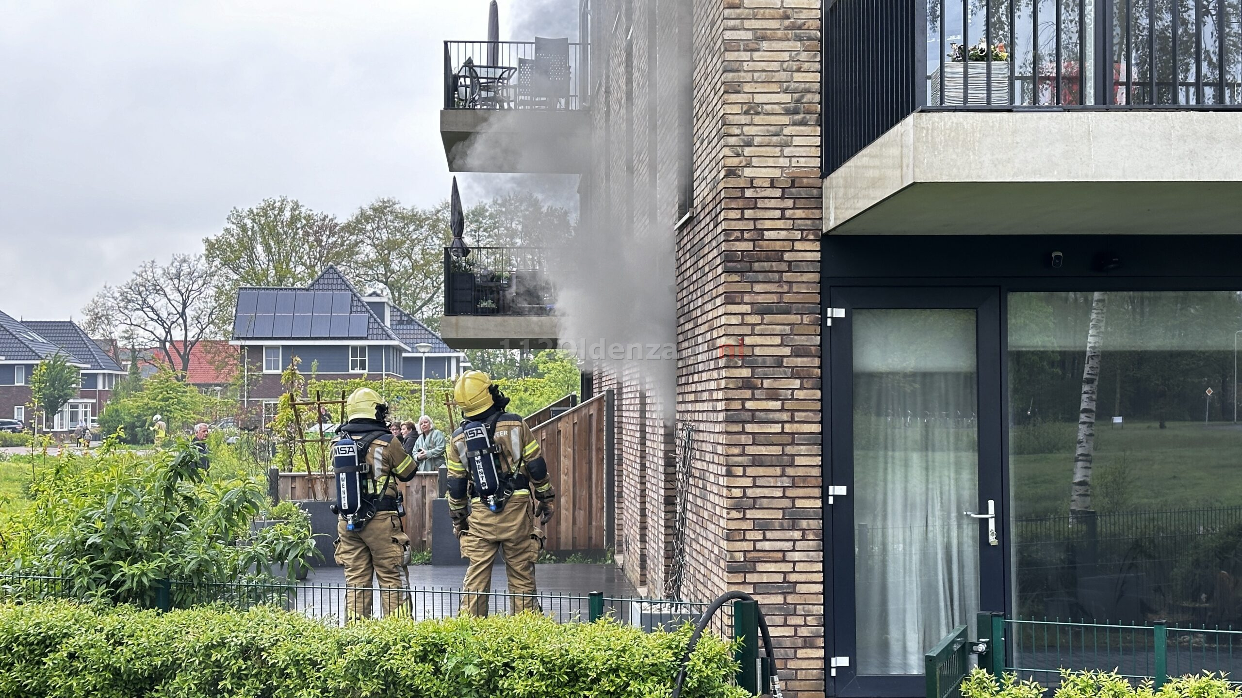 Veel rookontwikkeling bij brand in appartementencomplex Oldenzaal